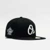 Fitted | * New Era Mlb Baltimore Orioles Sidepatch 59Fifty Fitted Black