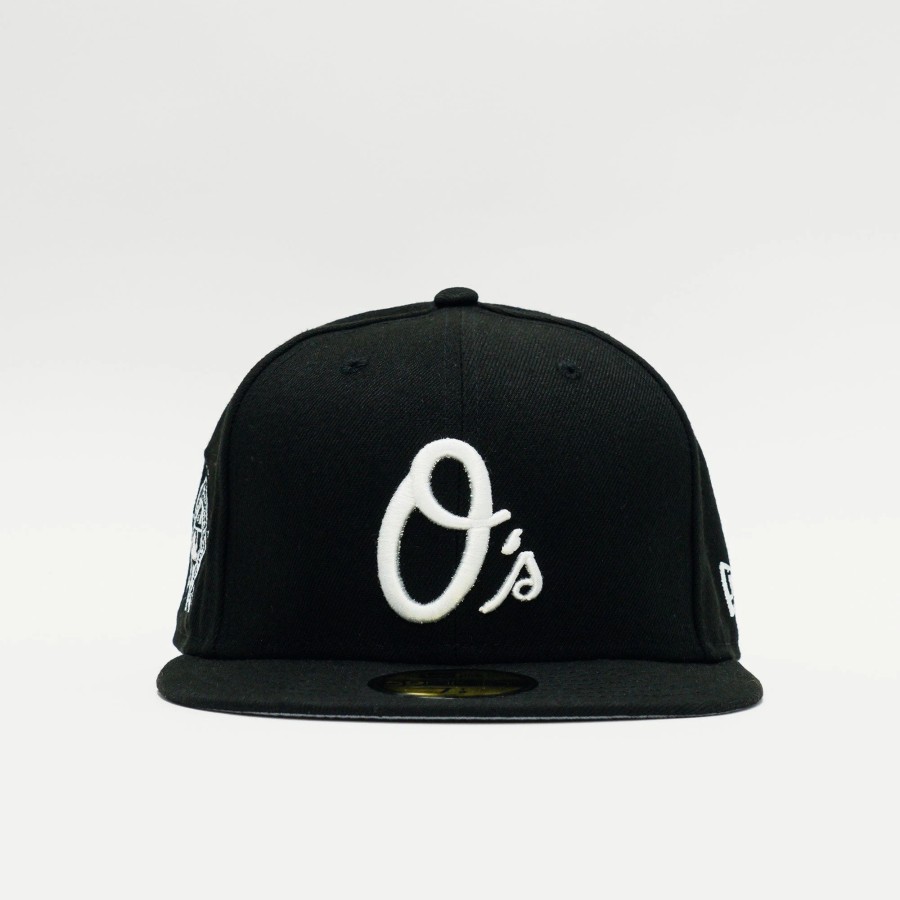 Fitted | * New Era Mlb Baltimore Orioles Sidepatch 59Fifty Fitted Black