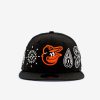 Fitted | * New Era Mlb Baltimore Orioles Paisley Elements 59Fifty Fitted Black