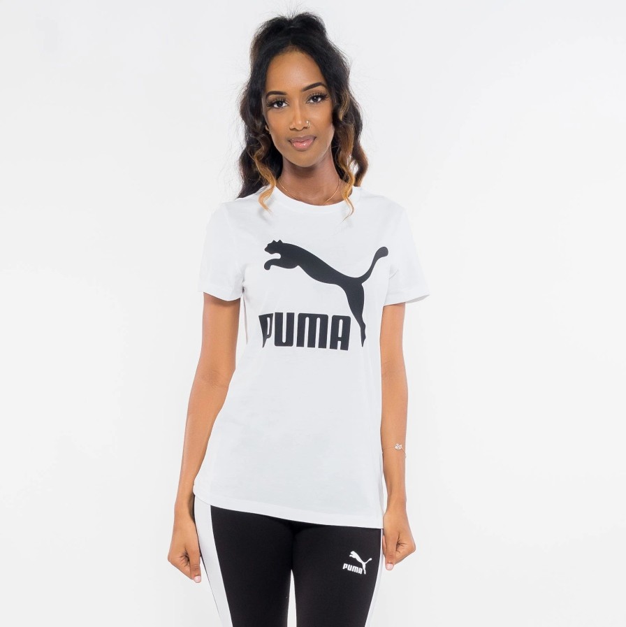 Tops | * Puma Classics Logo Tee White