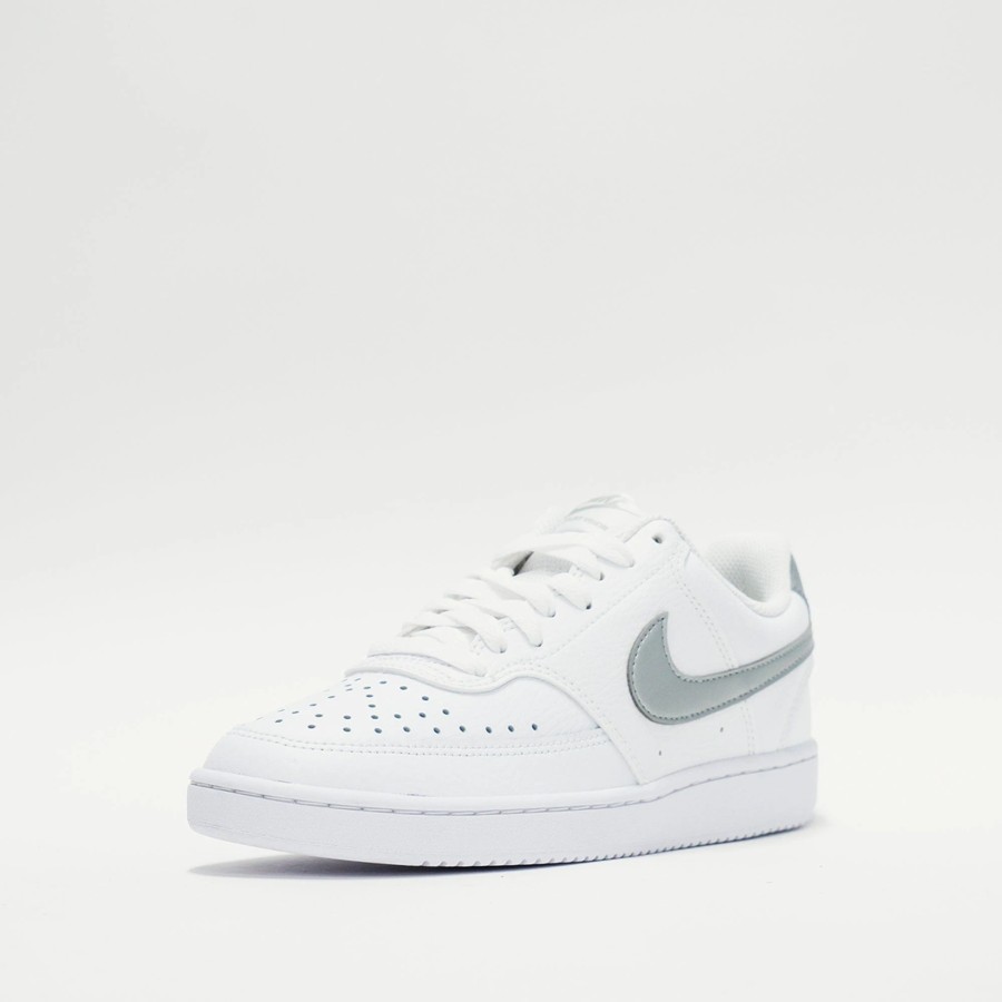 Sneakers | * Nike Court Vision Low (W) White/Metallic Silver