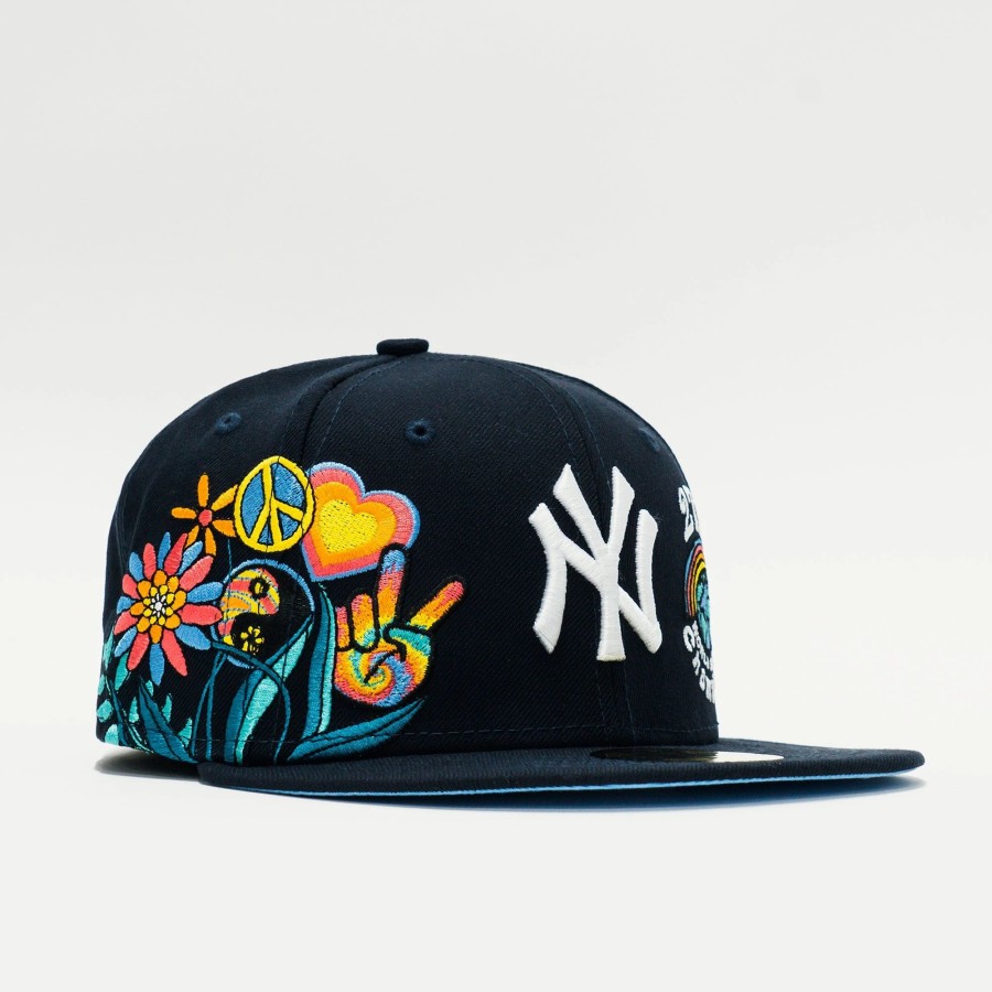 Fitted | * New Era Mlb New York Yankees Groovy 59Fifty Fitted Navy Blue