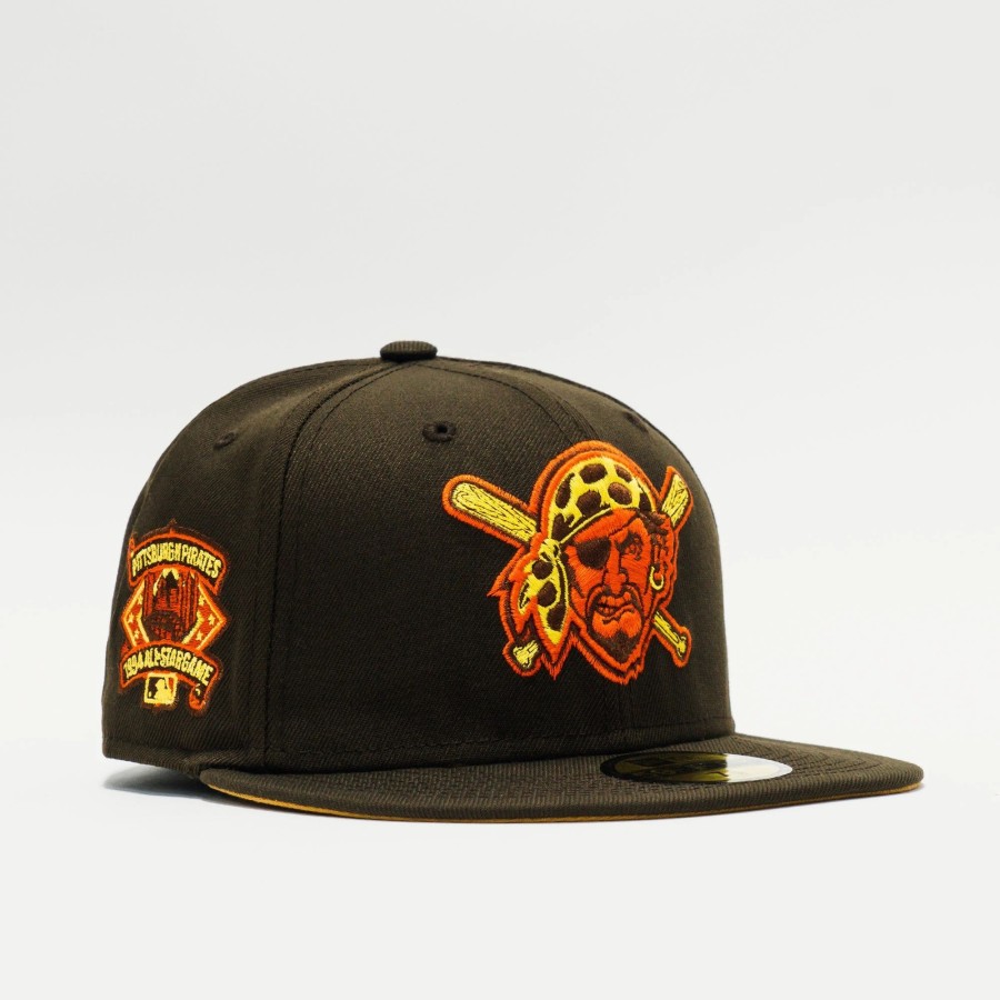 Fitted | * New Era Ycmc Exclusive Mlb Pittsburgh Pirates 59Fifty Fitted Chocolate Brown