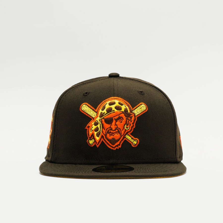 Fitted | * New Era Ycmc Exclusive Mlb Pittsburgh Pirates 59Fifty Fitted Chocolate Brown