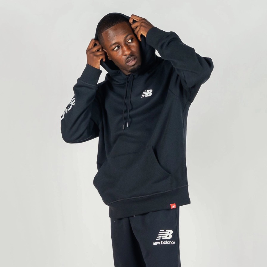 Hoodies | * New Balance Essentials Metallic Hoodie Black