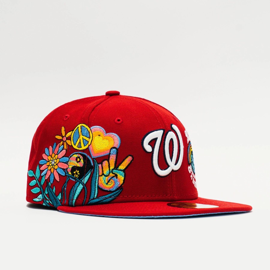 Fitted | * New Era Mlb Washington Nationals Groovy 59Fifty Fitted Red