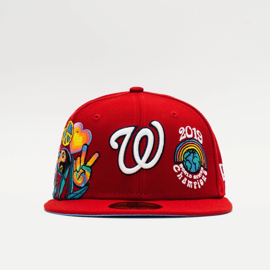 Fitted | * New Era Mlb Washington Nationals Groovy 59Fifty Fitted Red