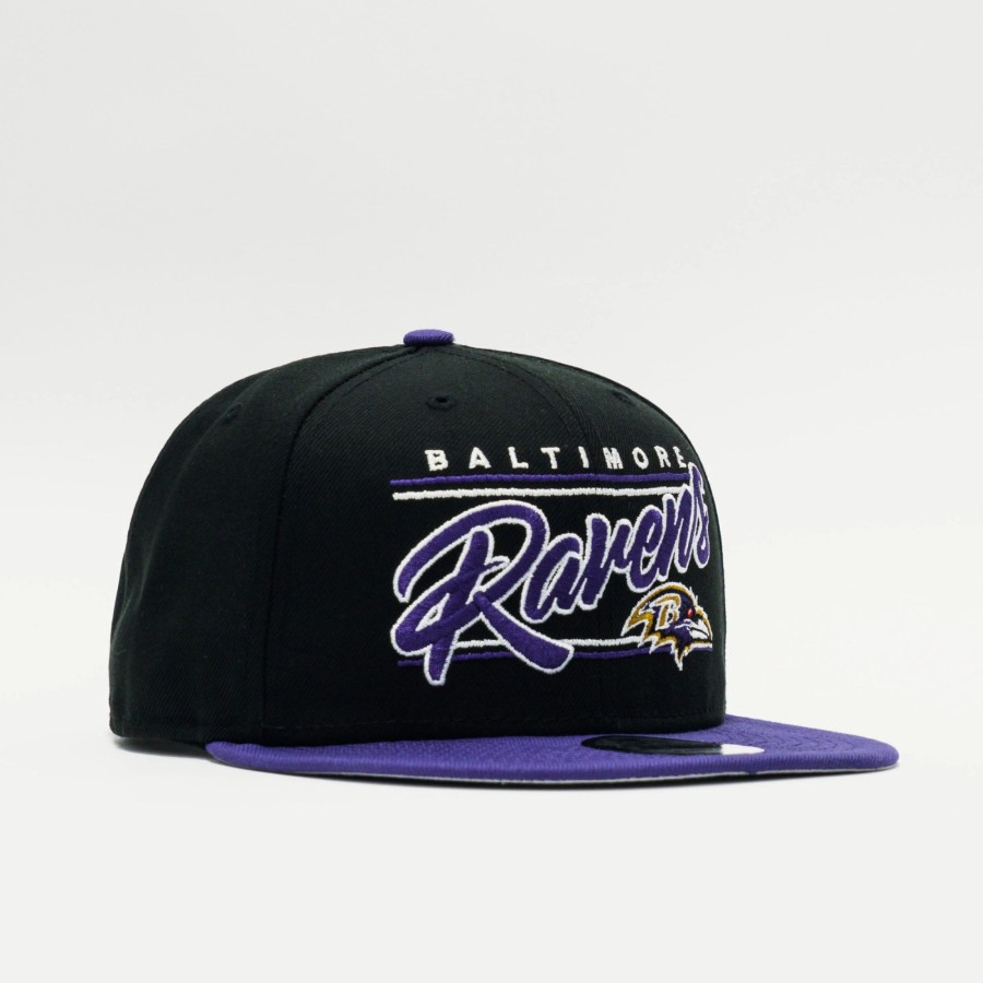 Snapback | * New Era Nfl Baltimore Ravens Script 9Fifty Snapback Black/Purple