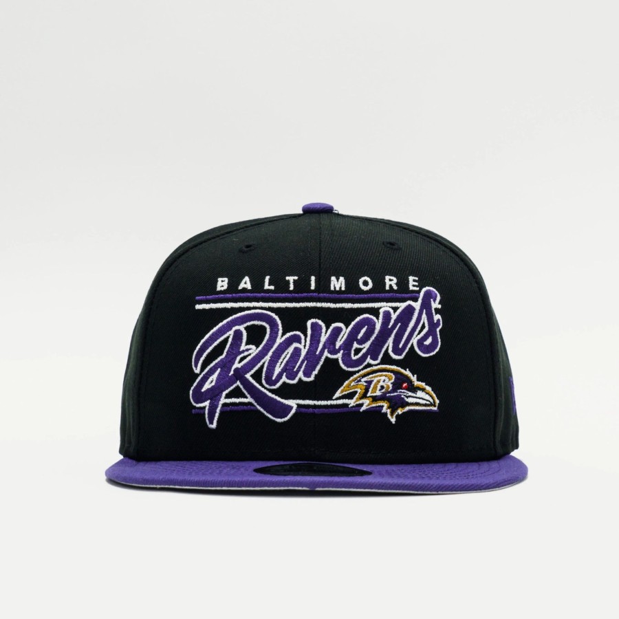 Snapback | * New Era Nfl Baltimore Ravens Script 9Fifty Snapback Black/Purple