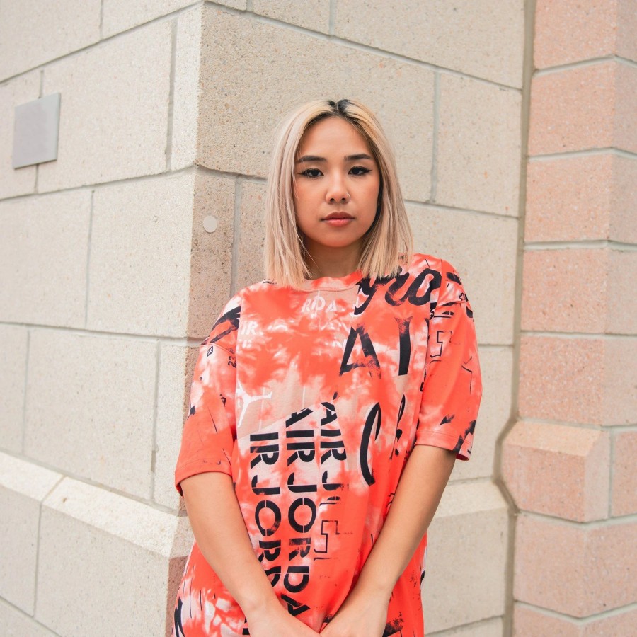 Tops | * Jordan (Her)Itage Oversized Printed Tee Bright Crimson/Black