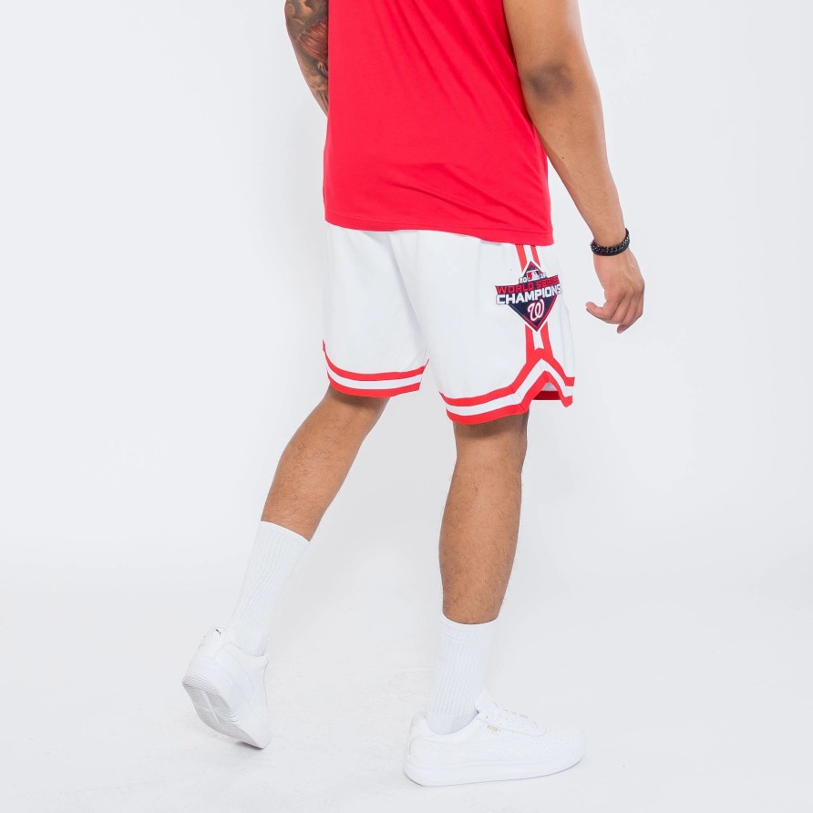 Shorts | * Pro Standard Mlb Washington Nationals Luxe Jersey Shorts White