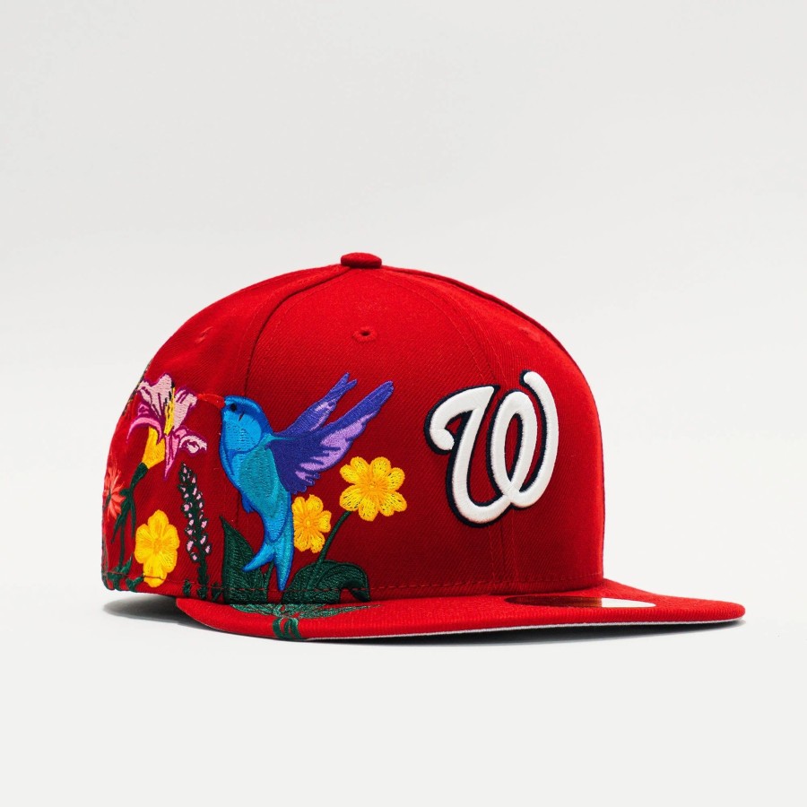 Fitted | * New Era Mlb Washington Nationals Blooming 59Fifty Fitted Red