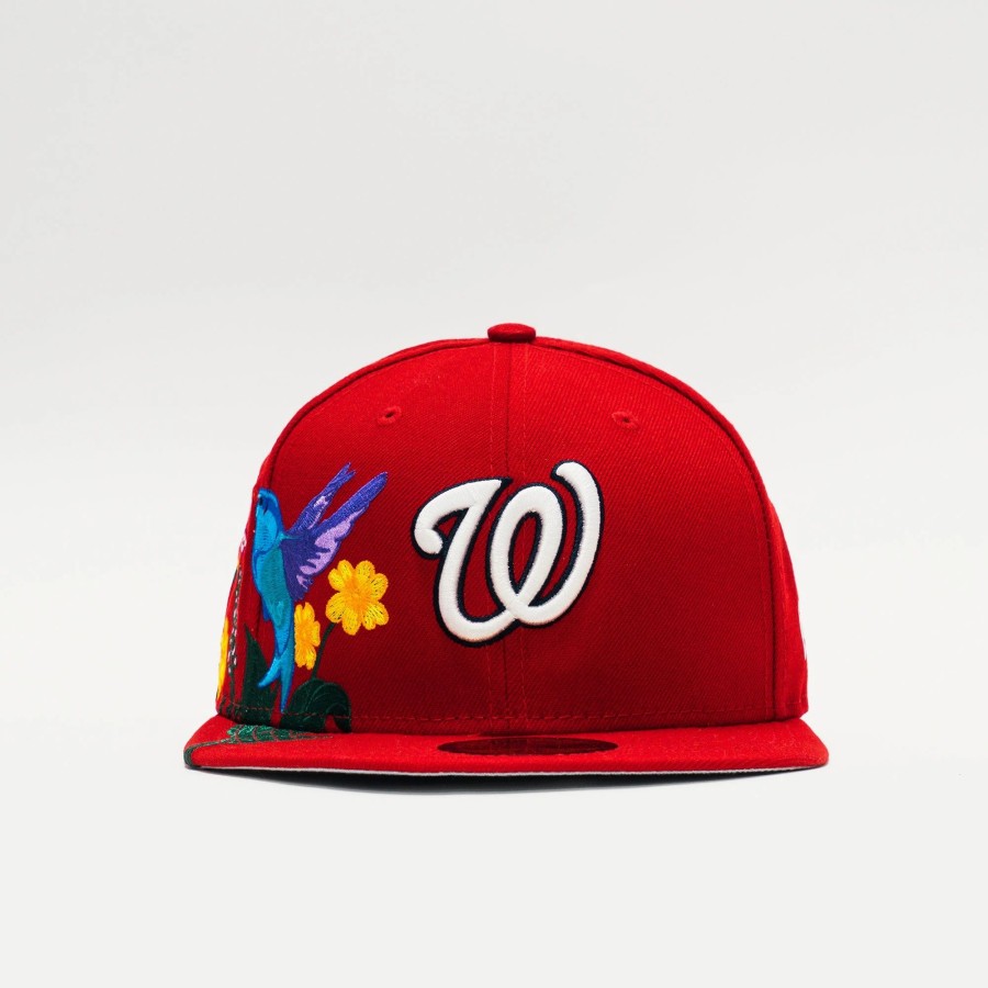 Fitted | * New Era Mlb Washington Nationals Blooming 59Fifty Fitted Red