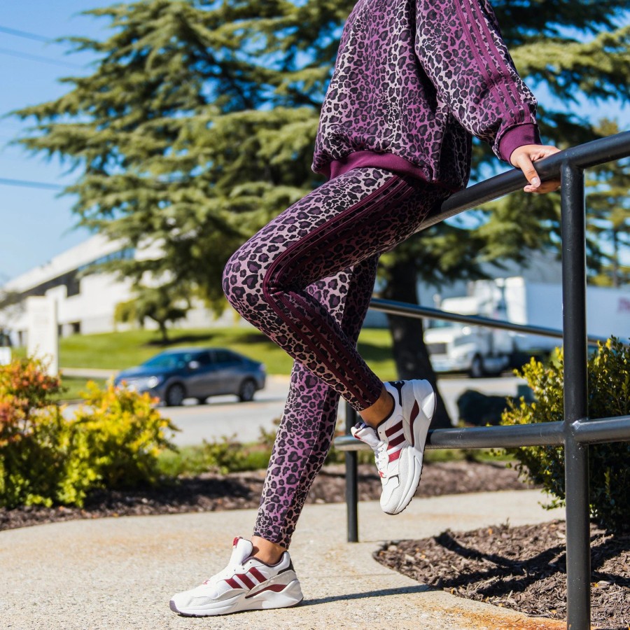 Bottoms | * Adidas 7/8 Leggings Maroon