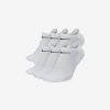 Socks | * Nike Everyday Cushioned No-Show Socks (6 Pairs) White/Black