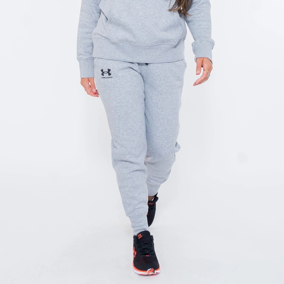 Bottoms | * Under Armour Rival Fleece Jogger Steel Medium Heather/Black