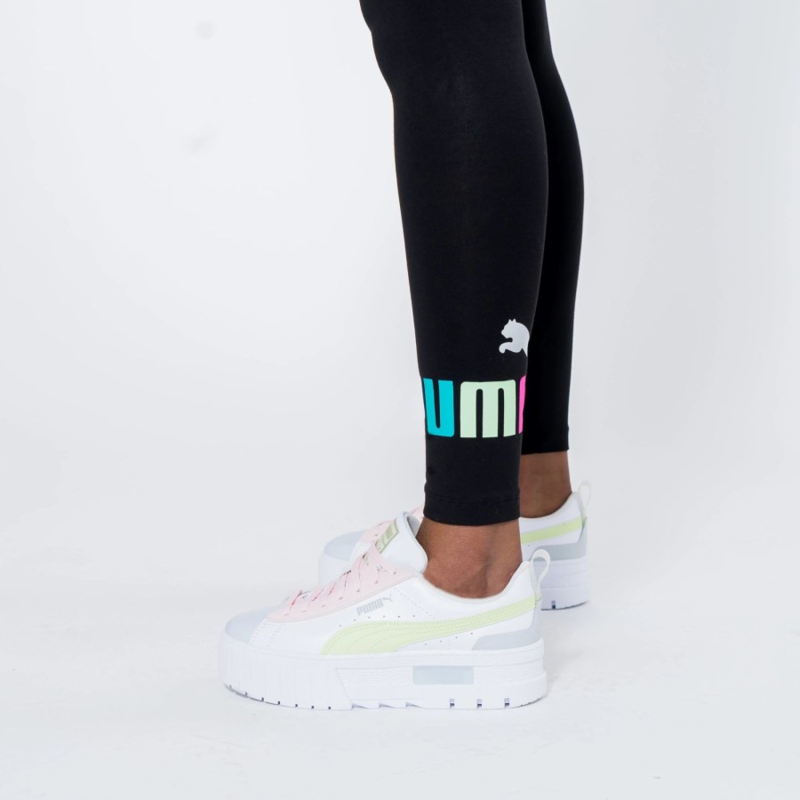 Bottoms | * Puma Essentials Logo Leggings Cotton Black