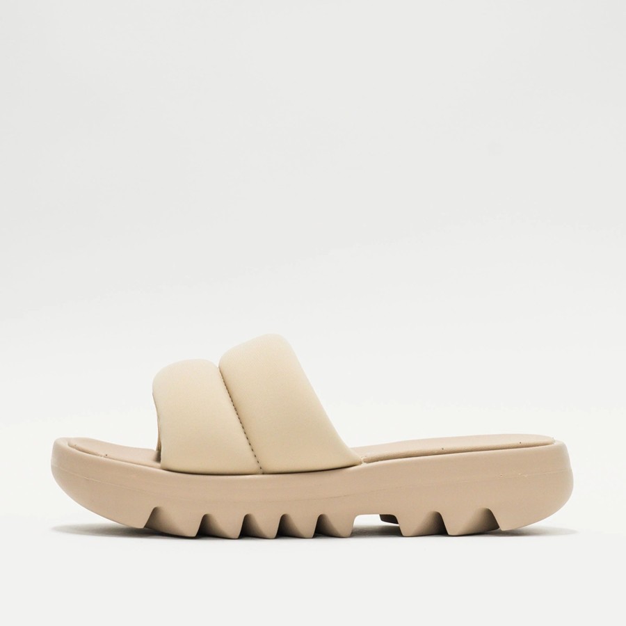 Slides & Sandals | * Reebok Cardi B Slides (W) Modern Beige