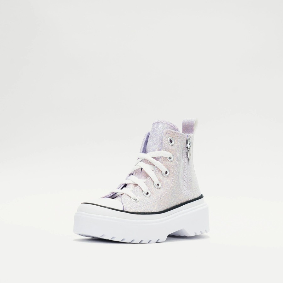 Lil' Kids | * Converse Chuck Taylor All Star Lugged Lift Platform (Lil' Kids) Vapor Violet/White/Black