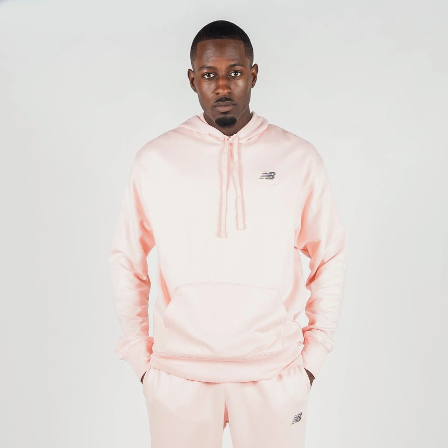 Hoodies | * New Balance Uni-Ssentials French Terry Hoodie Pink Haze