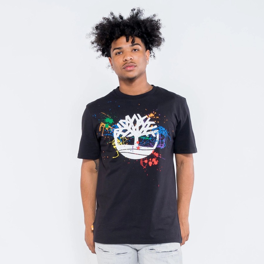 Tees | * Timberland Pride Graphic Print Tee Black