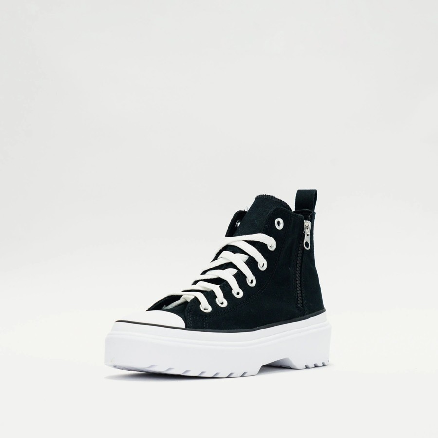 Big Kids | * Converse Chuck Taylor All Star Lugged Lift Platform Canvas (Big Kids) Black/White