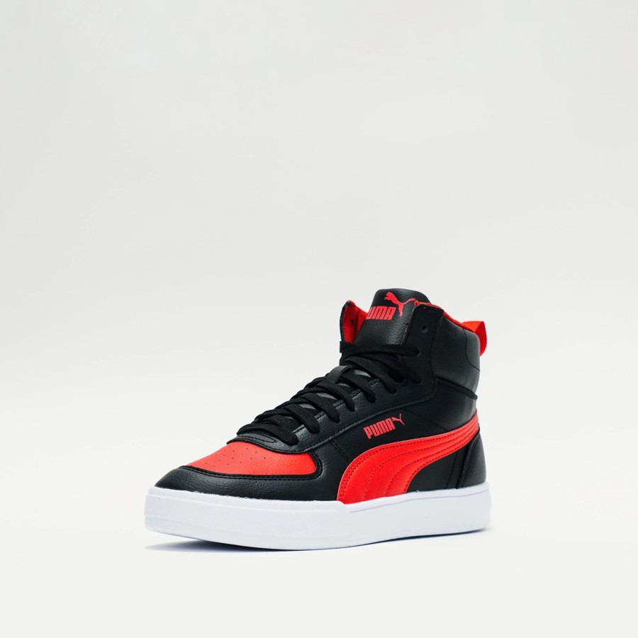 Big Kids | * Puma Caven Mid (Big Kids) Puma Black/High Risk Red