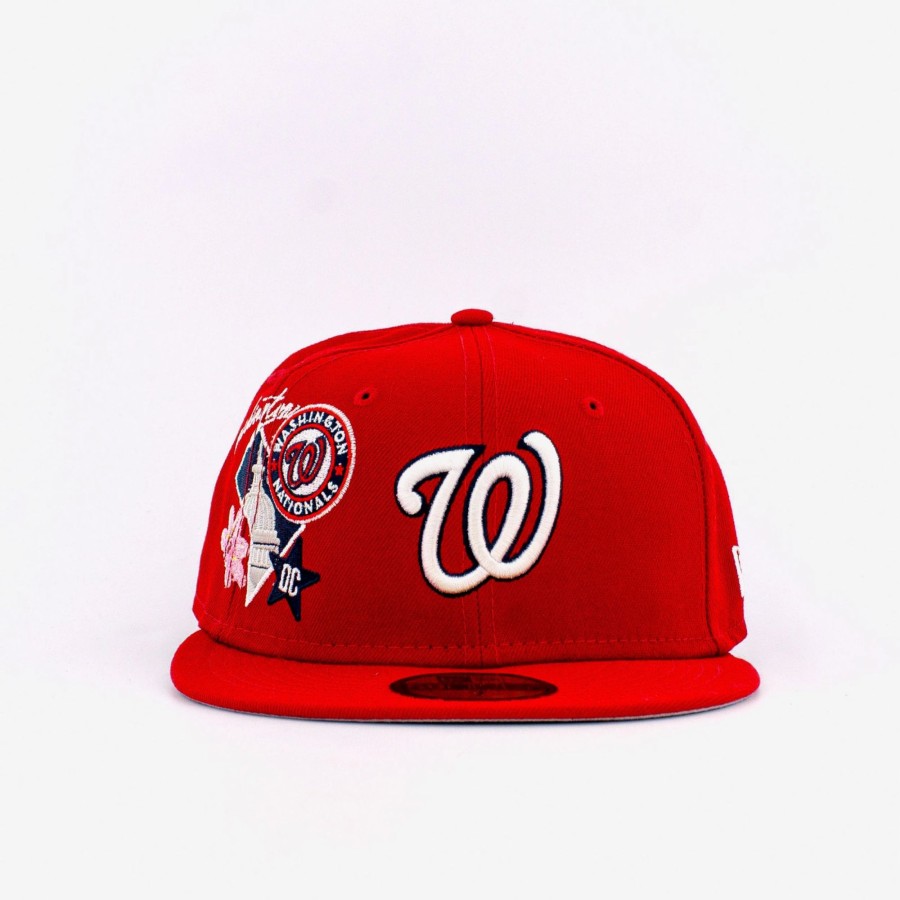 Fitted | * New Era Mlb Washington Nationals City Cluster 59Fifty Fitted Red