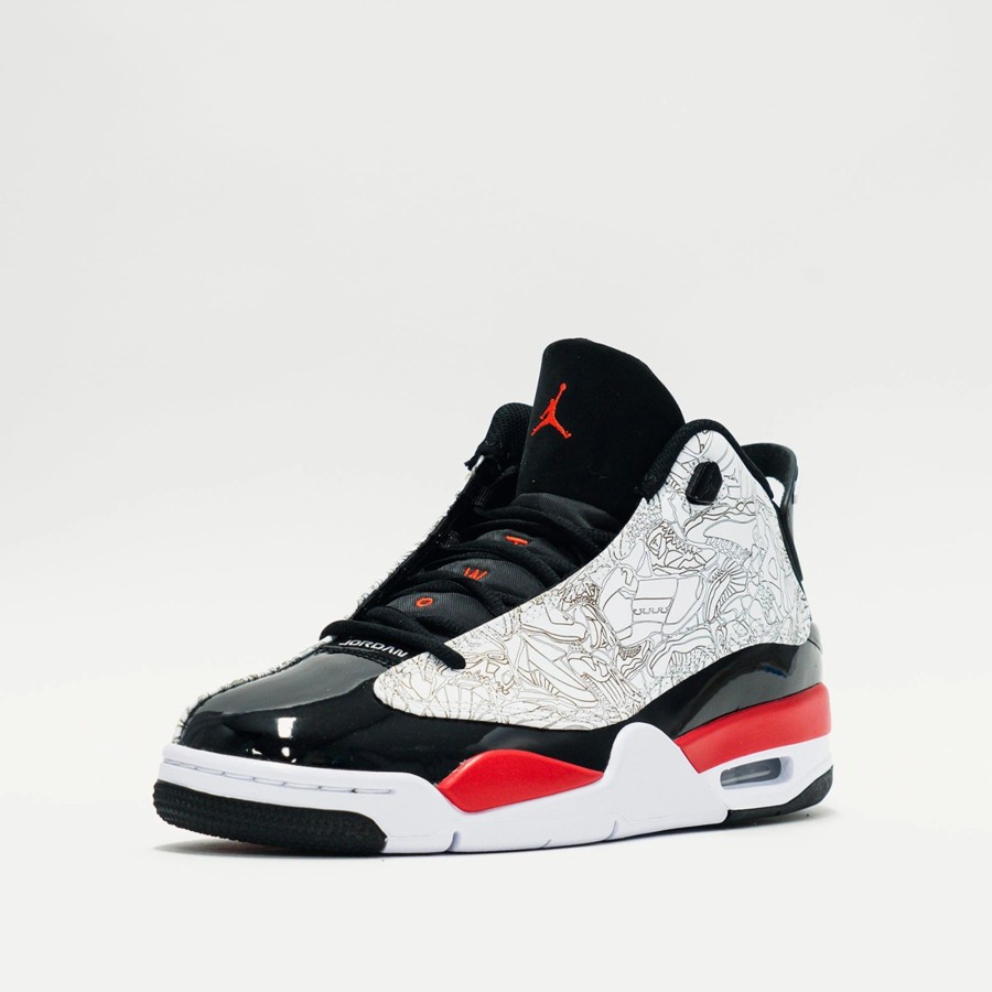 Sneakers | * Jordan Dub Zero White/Black/Fire Red