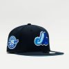 Fitted | * New Era Ycmc Exclusive Mlb Montreal Expos 59Fifty Fitted Navy