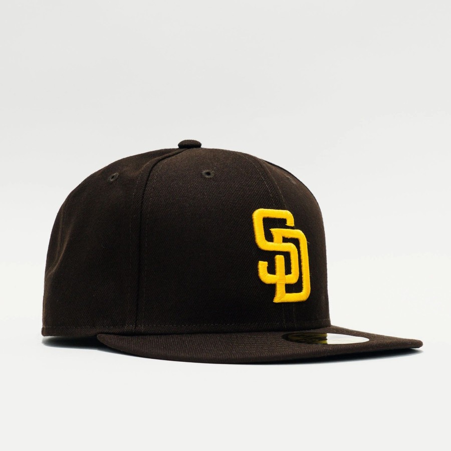 Fitted | * New Era Mlb San Diego Padres Authentic Collection Home 59Fifty Fitted Brown