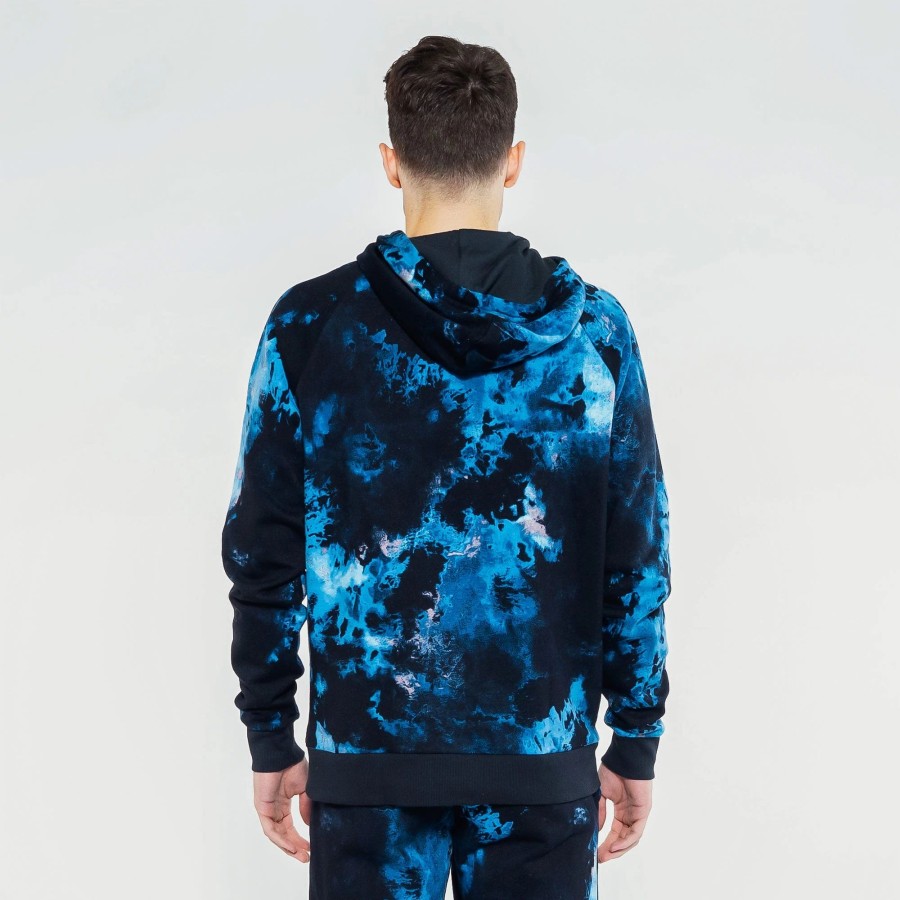 Hoodies | * Under Armour Rival Fleece Hyper Dye Hoodie Blue/Black