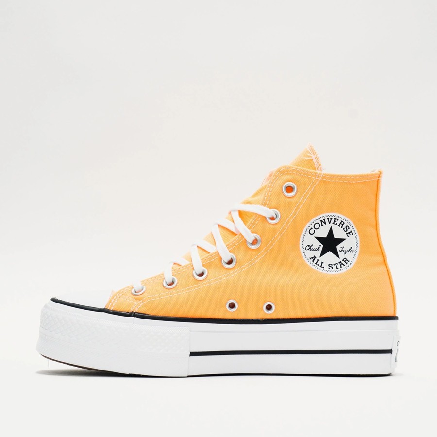 Sneakers | * Converse Chuck Taylor All Star Lift Platform (W) Peach Beam/Black/White