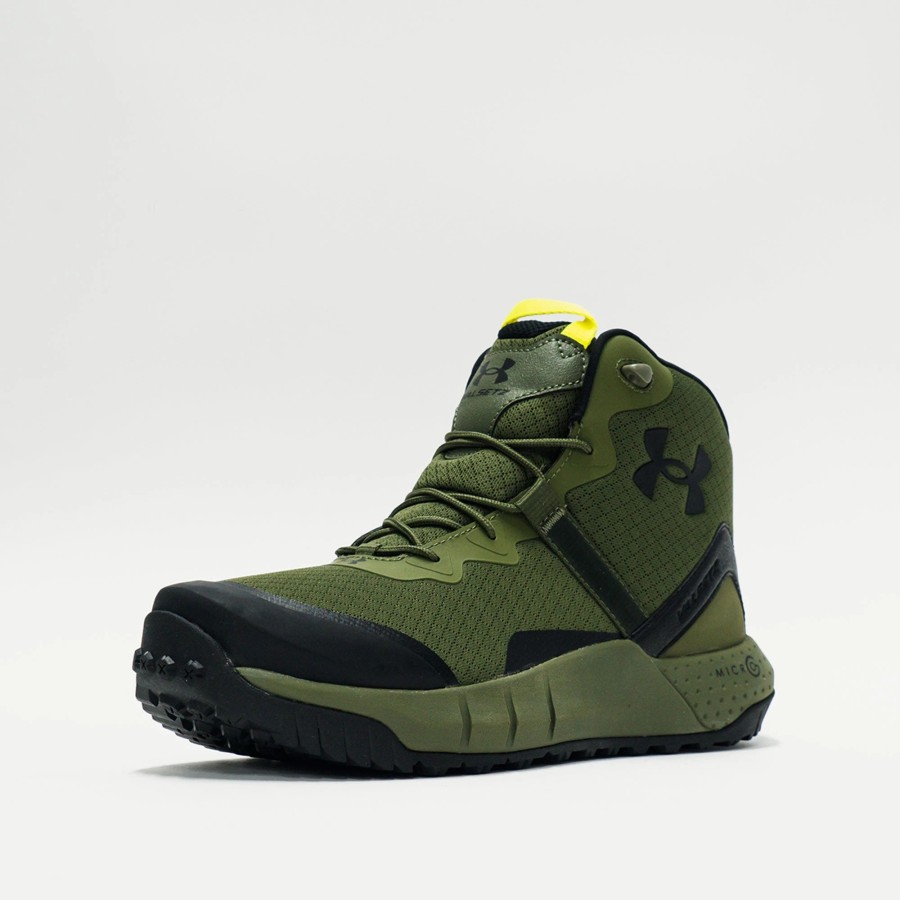 Boots | * Under Armour Micro G Valsetz Mid Tactical Boots Marine Green/Black