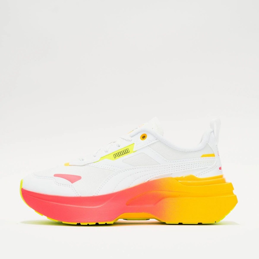 Sneakers | * Puma Kosmo Rider (W) White/Lime Squeeze