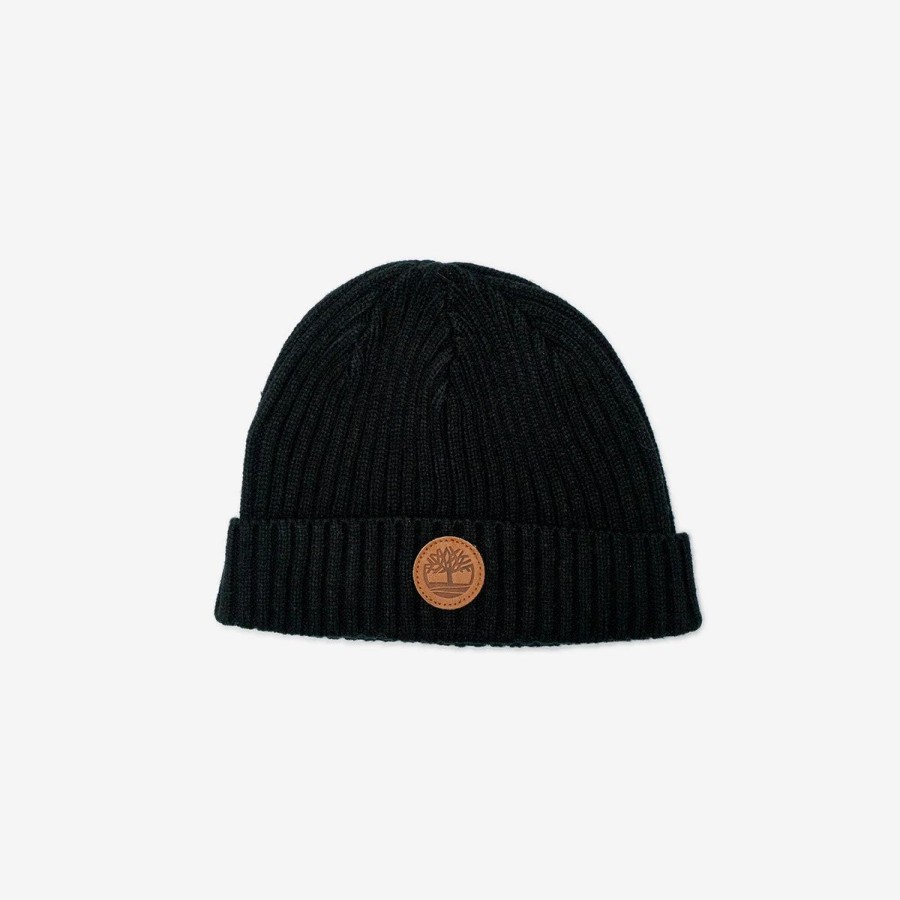 Knit | * Timberland Ribbed Watch Knit Cap Black