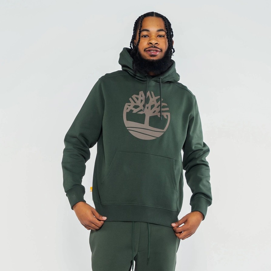 Hoodies | * Timberland Classic Tree Logo Pullover Hoodie Dark Olive