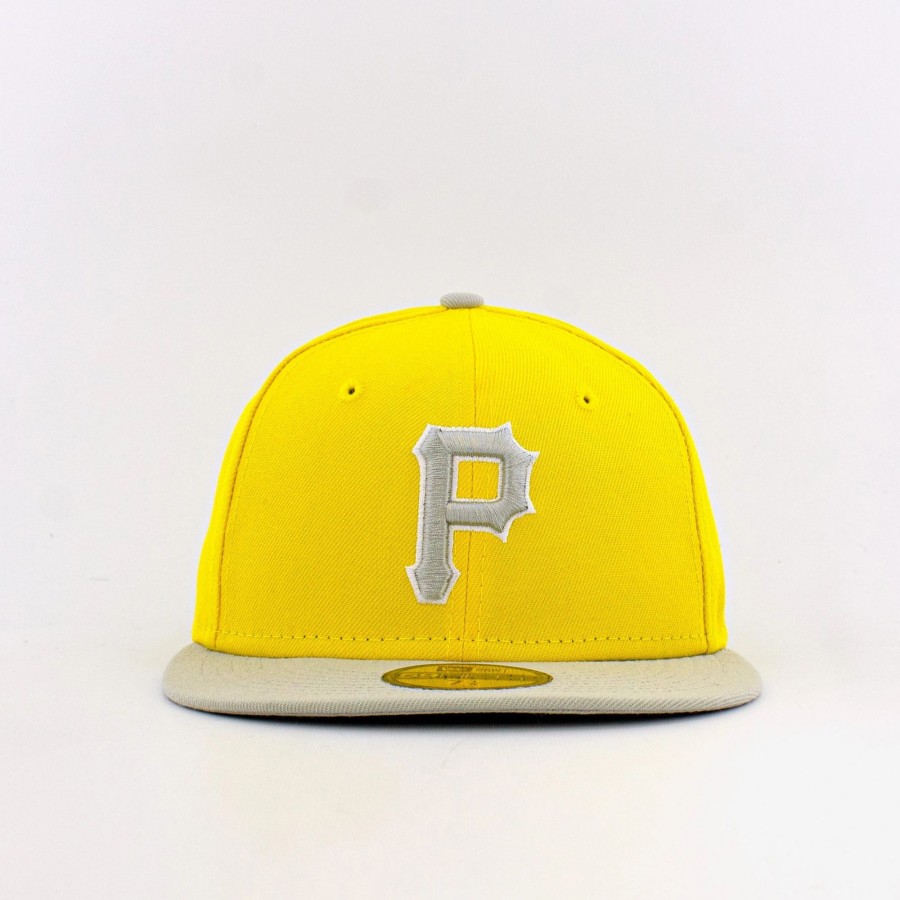 Fitted | * New Era Mlb Pittsburgh Pirates Two Tone 59Fifty Fitted Yellow/Silver