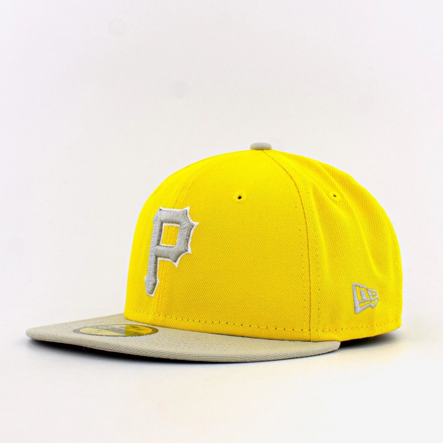 Fitted | * New Era Mlb Pittsburgh Pirates Two Tone 59Fifty Fitted Yellow/Silver