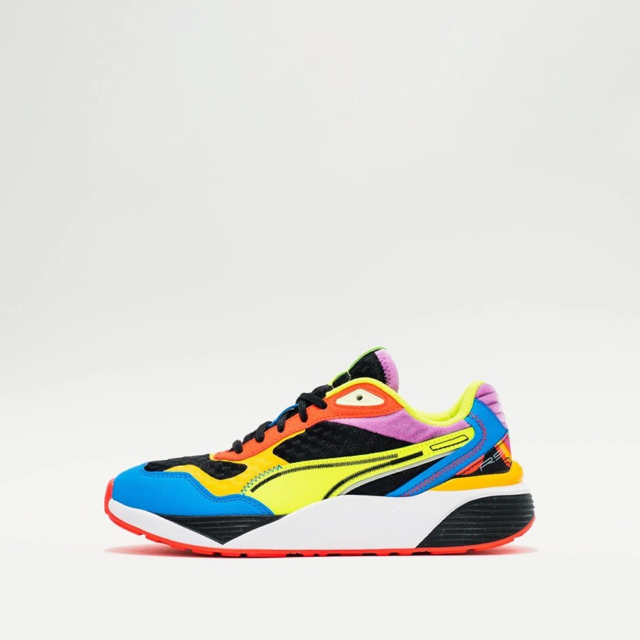 Big Kids | * Puma Rs- Metric Lava (Big Kids) Black/Lime Squeeze