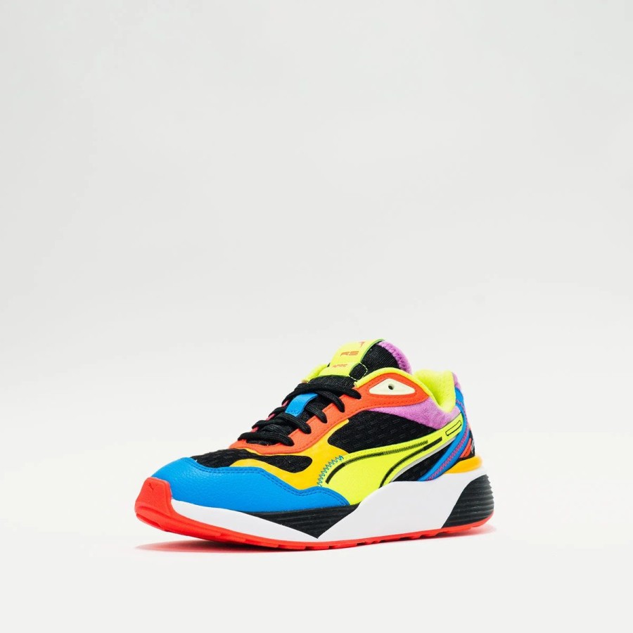 Big Kids | * Puma Rs- Metric Lava (Big Kids) Black/Lime Squeeze