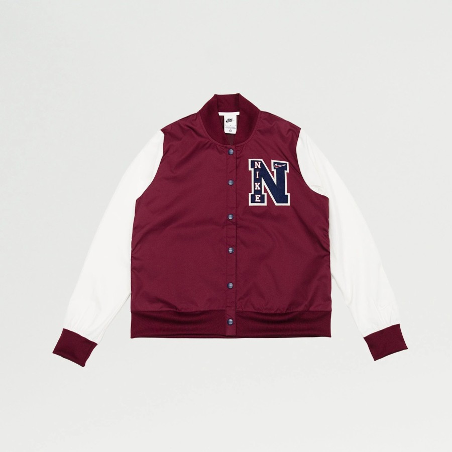 Outerwear & Vests | * Nike Varsity Jacket Dark Beetroot/Sail