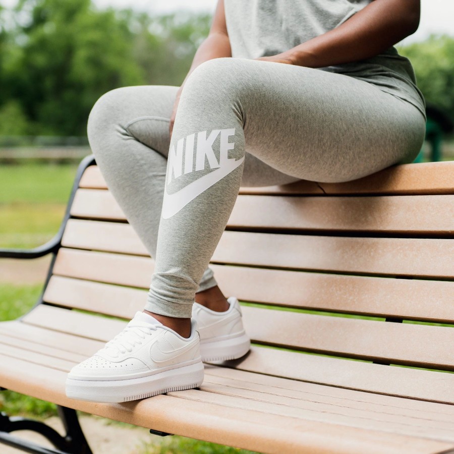 Bottoms | * Nike Sportswear Essential High-Rise Leggings Heather Grey