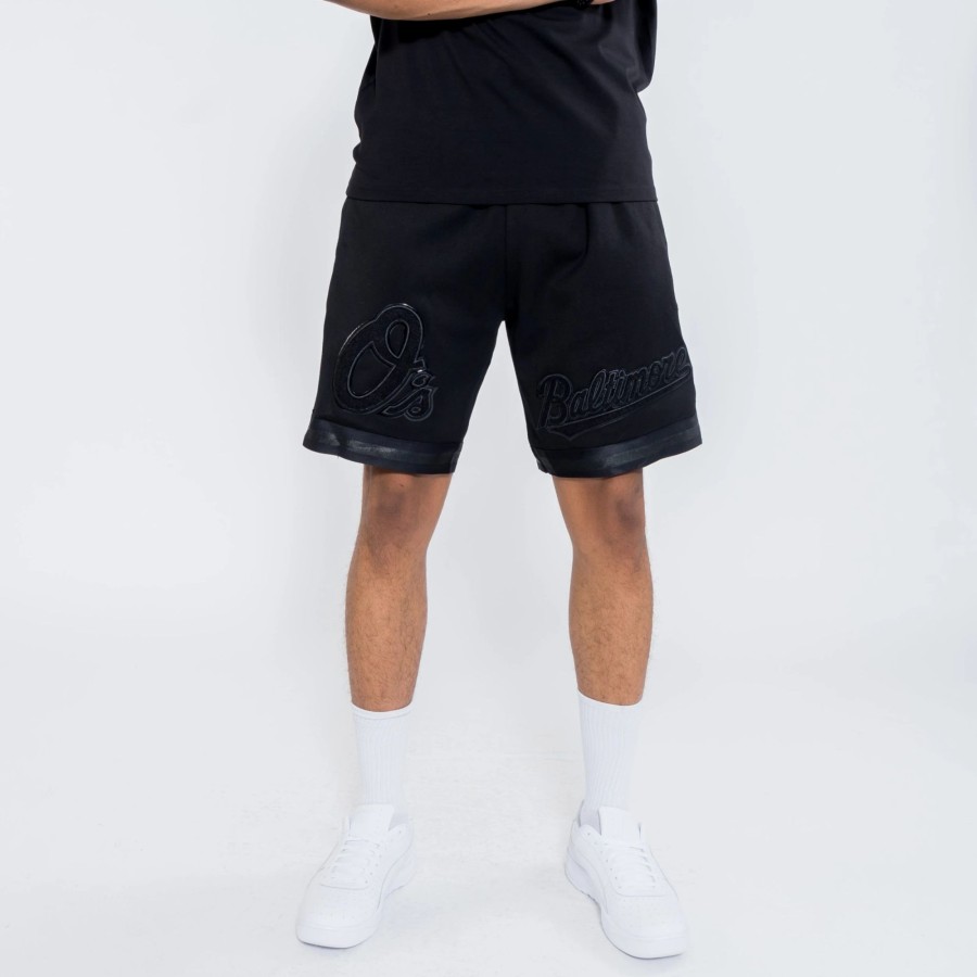 Shorts | * Pro Standard Mlb Baltimore Orioles Triple Shorts Black