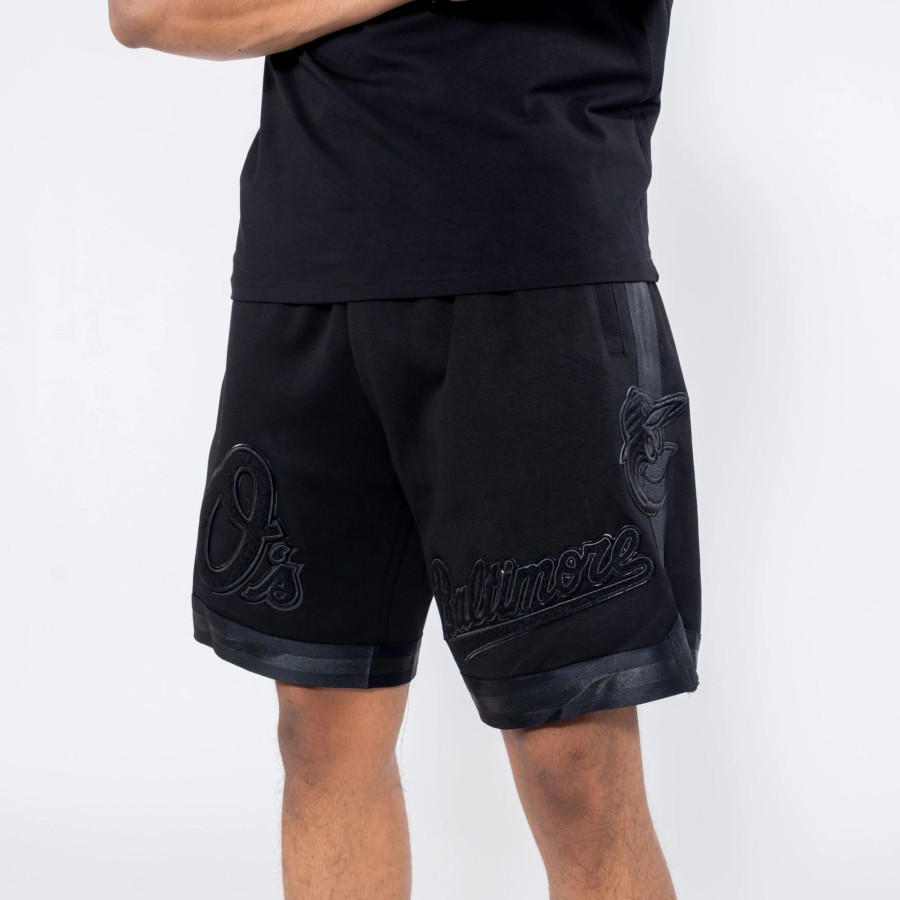 Shorts | * Pro Standard Mlb Baltimore Orioles Triple Shorts Black