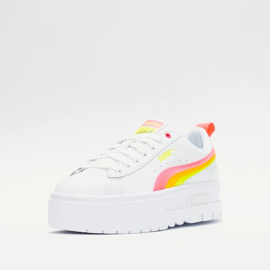 Sneakers | * Puma Mayze Summer Squeeze (W) Puma White/Lime Squeeze