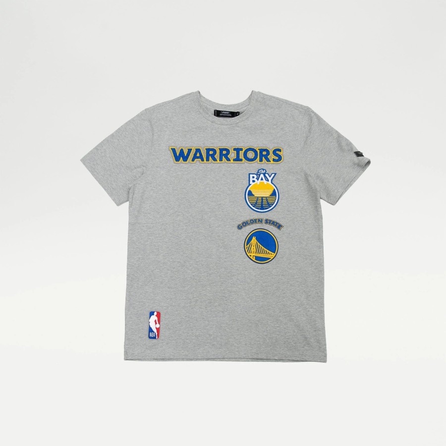 Tees | * Pro Standard Nba Golden State Warriors Tee Heather Grey