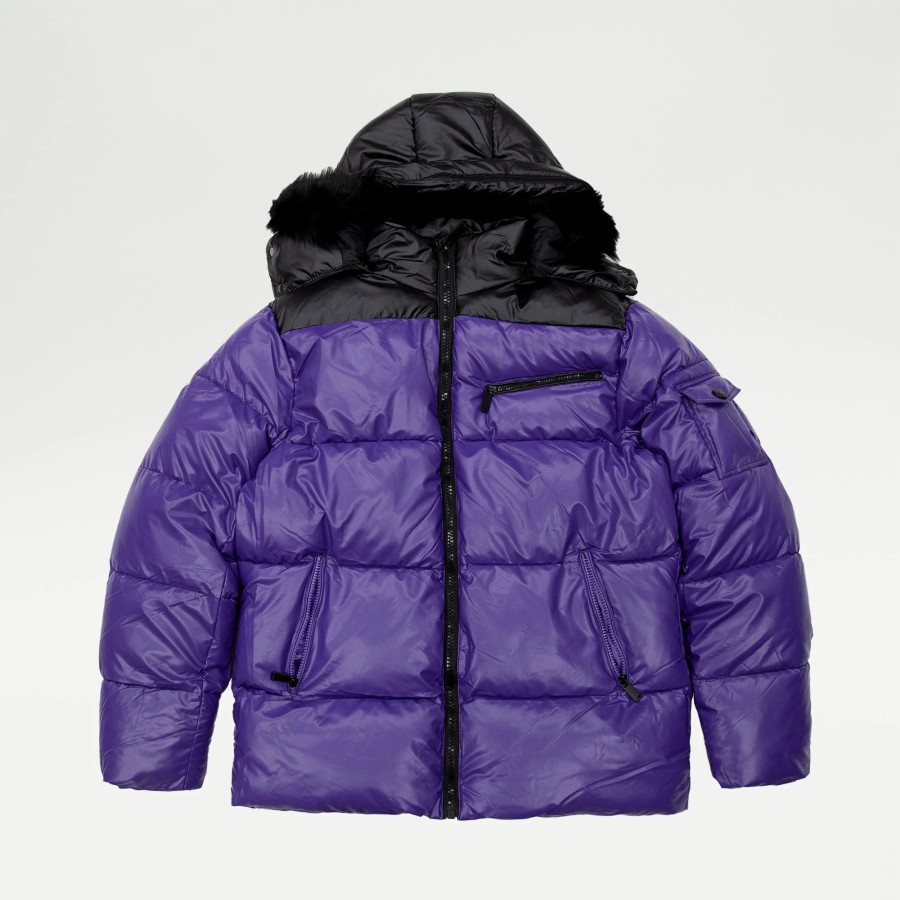 Outerwear | * Spire Monster 2 Puffer Jacket Purple/Black