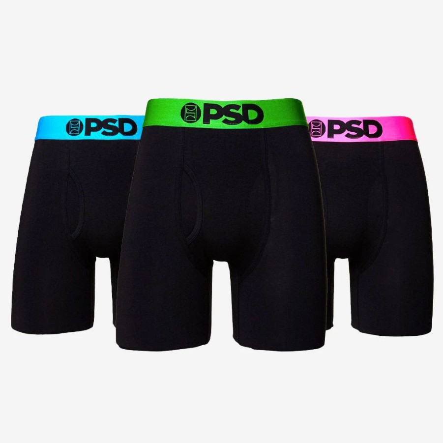 Underwear | * Psd Neon Modal 3-Pack Black/Neon