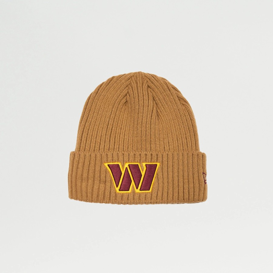 Knit | * New Era Nfl Washington Commanders Core Classic Cuffed Knit Beanie Brown